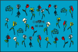 Слайдер-дизайн Charme цветы 3D 248