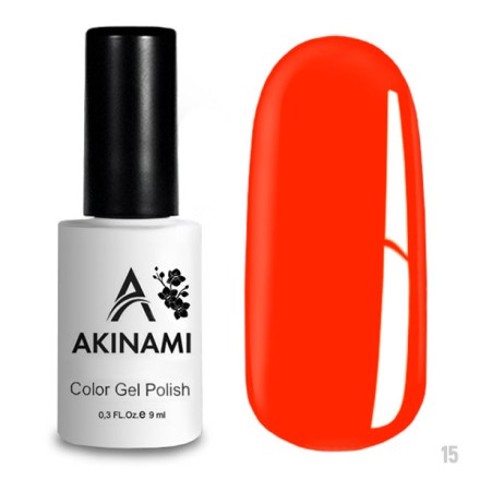 Гель лак Akinami Classic Orange Red