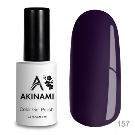 Гель лак Akinami Classic Black Violet