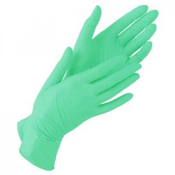 Перчатки нитриловые NitriMax XS зеленые