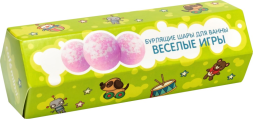 Cafemimi Подарочный набор «Весёлые игры» Бурлящие шары для ванны