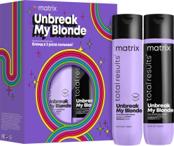 Matrix Подарочный набор Unbreak My Blonde для укрепления блонда (шампунь + кондиционер) 300мл