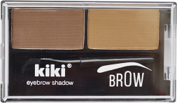 Kiki Тени для бровей 01 коричневый и светло-коричневый