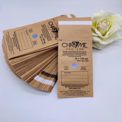 Charme Крафт-пакеты бумажные для стерилизации, самозапечатывающийся 75х150мм (100шт)